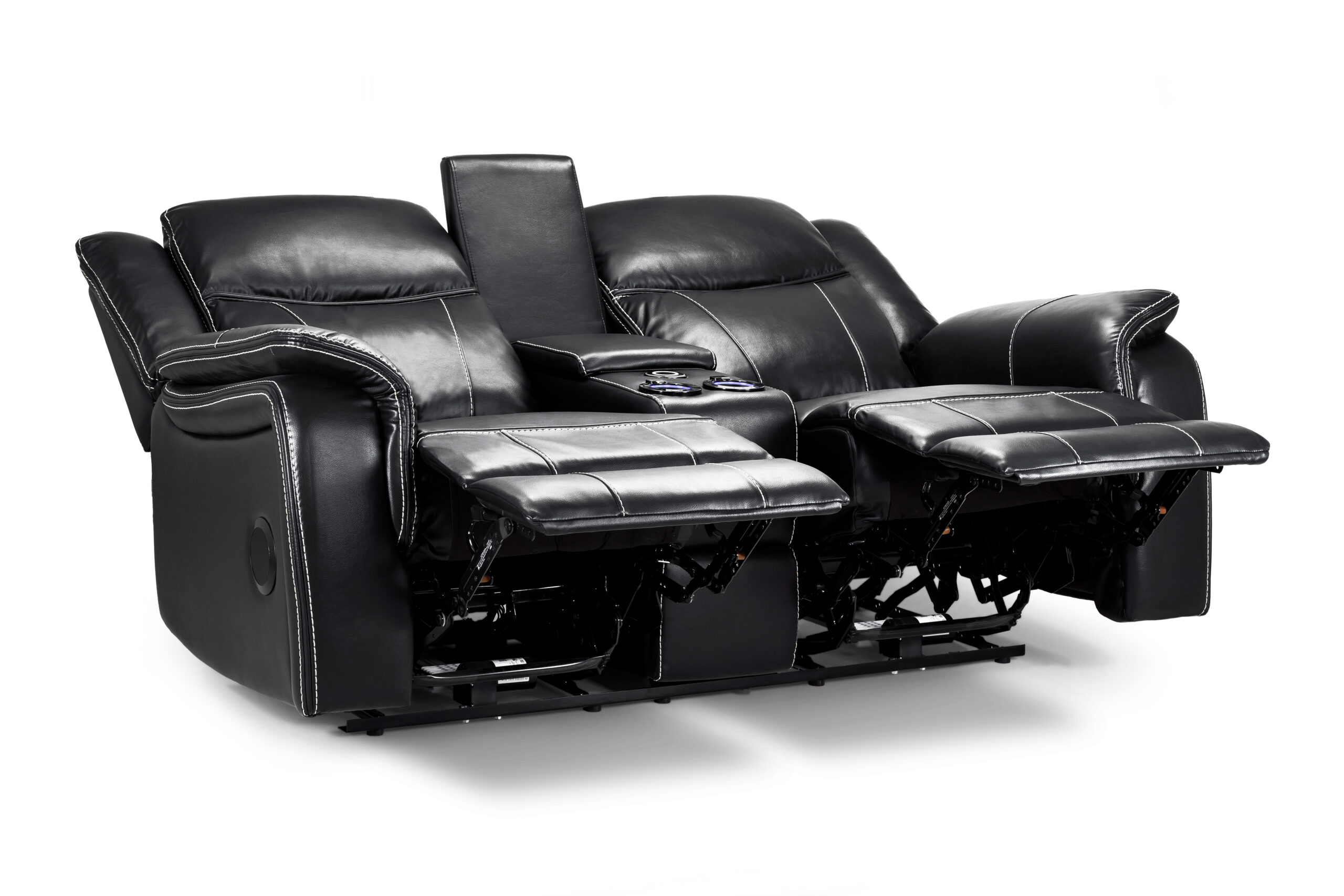Galaxy Tech Recliner Sofa 2 Seater - Image 2