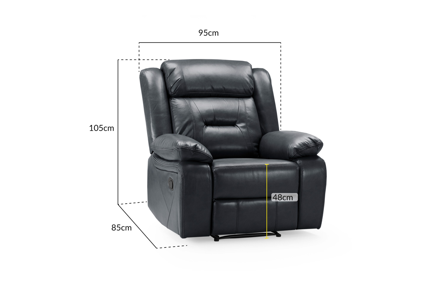 Novie Recliner Sofa Armchair - Image 3