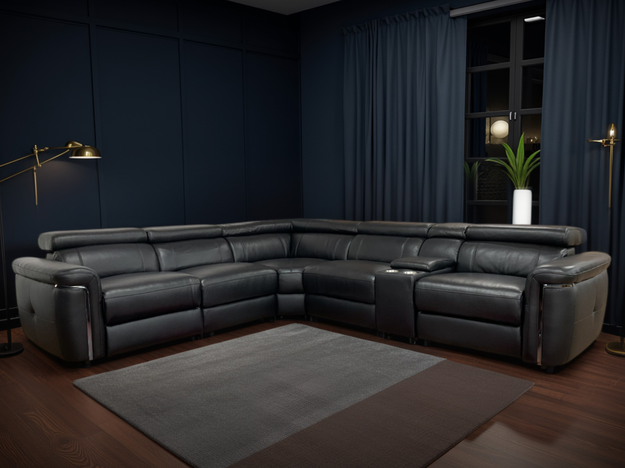 Somerville Electric Recliner Sofa Large Corner - Image 3